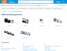 Tablet Screenshot of keukenmachineshop.nl